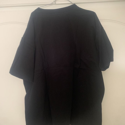 Anvil black heavy cotton t-shirt size XXL used