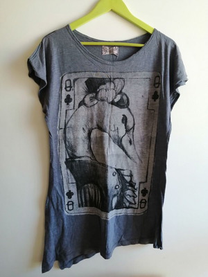 T-shirt Zara μακρύ μεταχειρισμένο, μέγεθος M