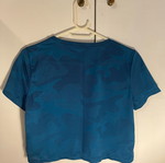 Women's petrol crop gym top Shein