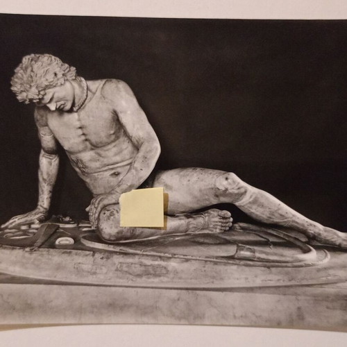 Καρτ ποστάλ Roma Museo Capitolino Gallo Morente μεταχειρισμένη, ασπρόμαυρη
