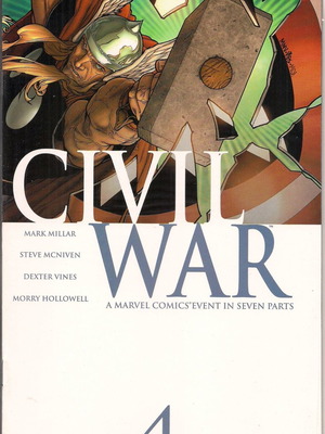 Civil War 4 Marvel Comics употребяван, чужд език (2006)
