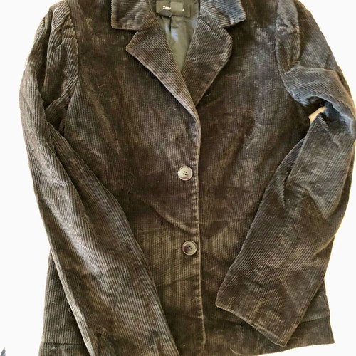 Corduroy blazer jacket Zara used, black, size L