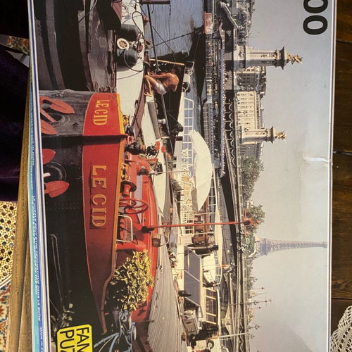 Fame Puzzles 500-piece puzzle used, view of the Seine
