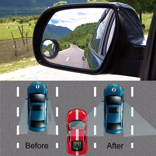 Auxiliary Mini Car Mirrors set of 2, new