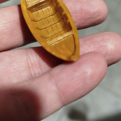 Wooden decorative boats new, set of 7 pieces