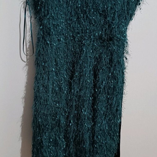 Zara one-piece shorts size S like new, green with black belt