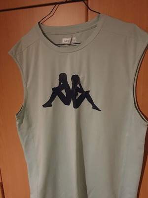 Kappa sleeveless shirt XL like new, light green