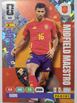 Κάρτα Adrenalyn FIFA World Cup 2026 Rodri Ισπανία καινούργιο