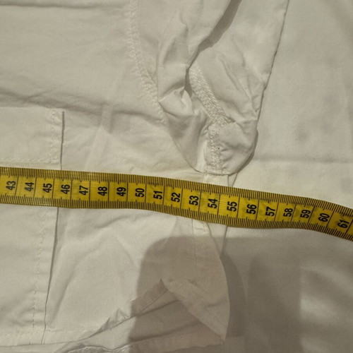 Zara crop top shirt white, size S, like new