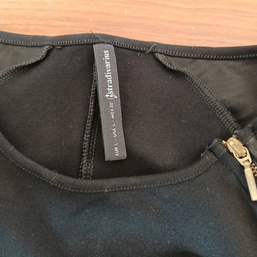 Stradivarius women's dress black like new size L