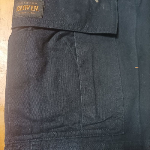 Edwin Cargo Shorts New, Dark Blue, Size L