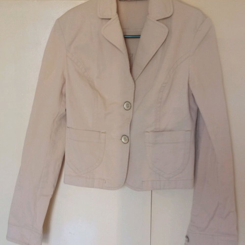 Beige jacket like new, size S-M