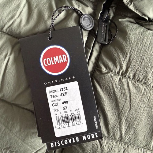Colmar Down Jacket new men's winter green, L, down and feather filling