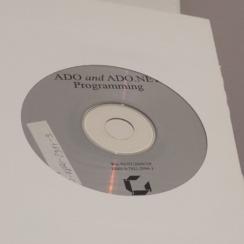 Programming book ADO and ADO.NET used, English, with CD