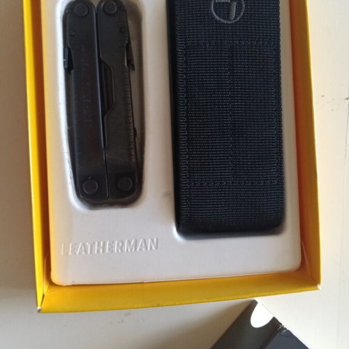 Leatherman Rebar Black Oxide multitool like new with case and box