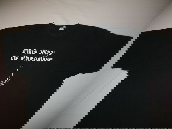 Αντρικό κοντομάνικο T-Shirt 3XL με χιουμοριστικό logo.