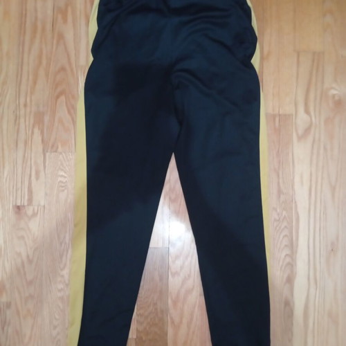 Nike sportswear set, jacket and pants, black and gold, size M