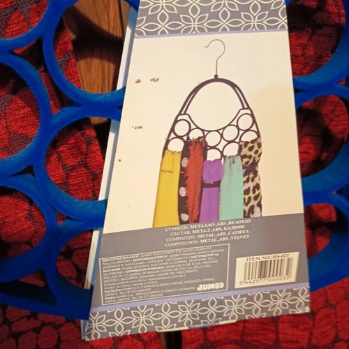 Tie and scarf hanger new