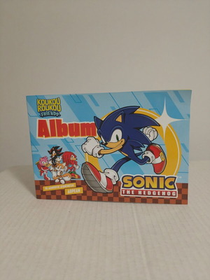 Άλμπουμ Koukouroukou Sonic the hedgehog σαν καινούργιο με 9 αυτοκόλλητα