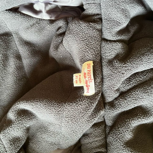 Dpam baby jumpsuit like new, charcoal color