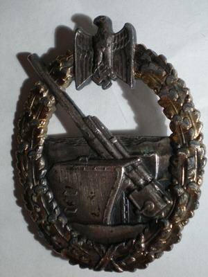 Καρφίτσα απονομής πυροβολικού Γερμανίας 3ου Ράιχ σαν καινούργια