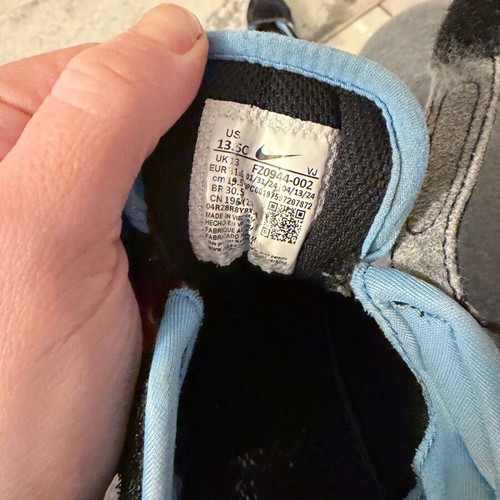Nike Air Max αθλητικά μεταχειρισμένα, νούμερο 31,5, μαύρα