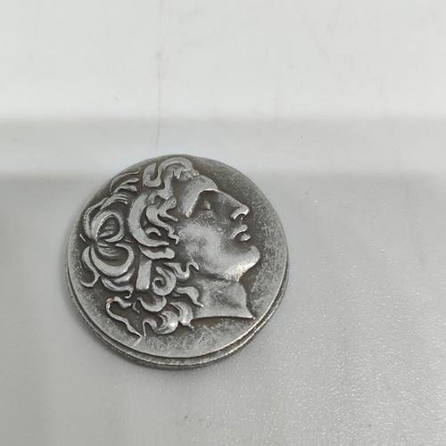 Silver Lysimachus Tetradrachm like new, ancient replica coin