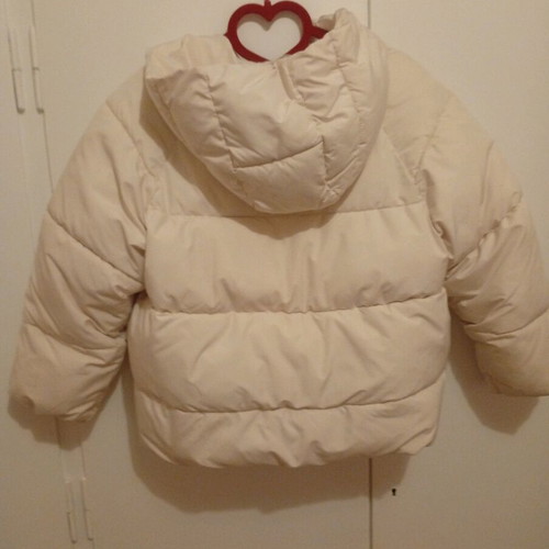 Zara jacket white like new, warm, size XS