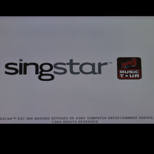 SingStar PS2 game used, party karaoke, French language