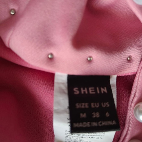 Shein pink heart blouse like new, size M