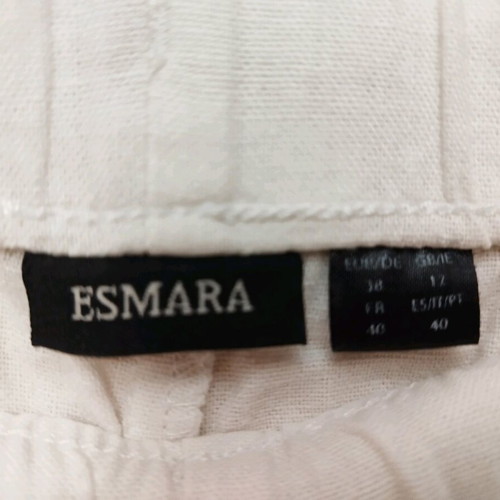 Linen pants set of 2 used, white and beige, size L
