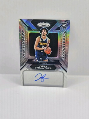 Κάρτα Panini Prizm Julian Strawther rookie silver autograph σαν καινούργιο
