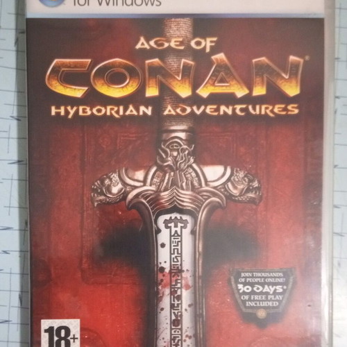 Age of Conan PC games like new in original packaging