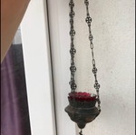 Vintage hanging lamp used