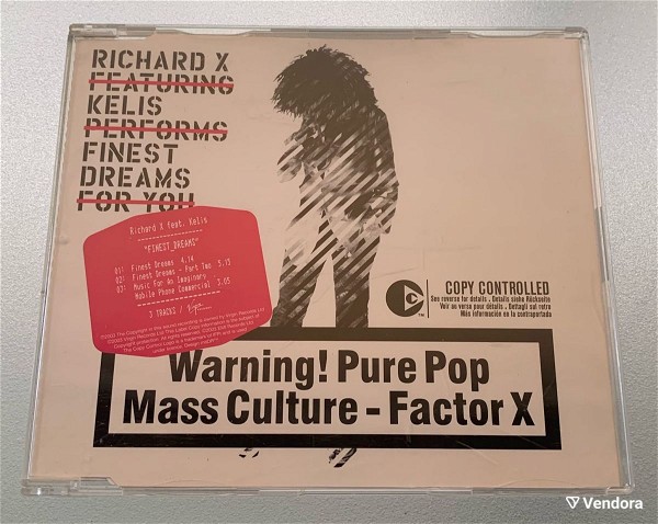  Richard X ft. Kelis - Finest dreams 3-trk cd single