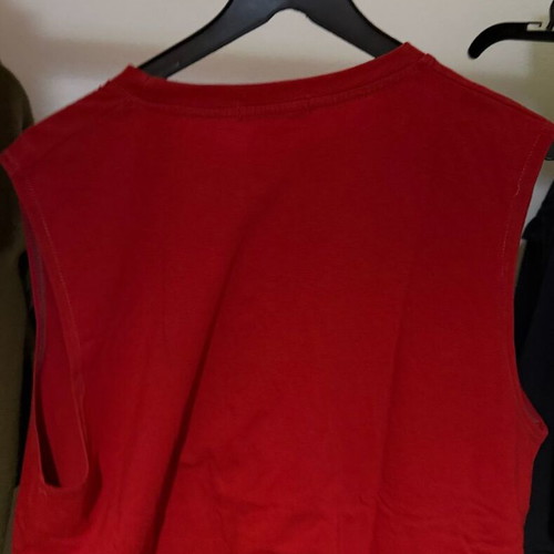 Rhode Island Racing Team Nord Star sleeveless shirt used, size L, red
