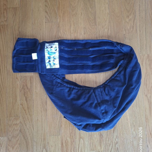 WallaBoo Baby Sling Connection True Blue crossbody baby carrier