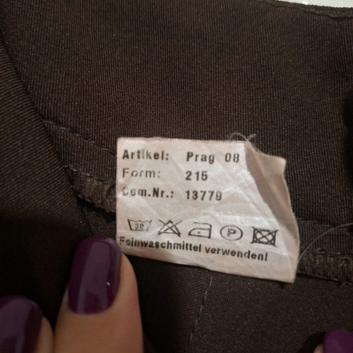 Women's dark brown pants like new, size 46 ANNA MONTANA