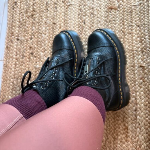 Dr. Martens platform boots size 38 like new, black