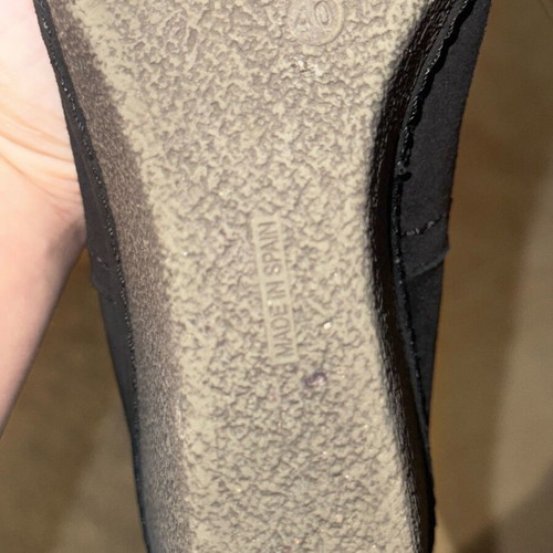 Booties with thick heel like new, size 40, black