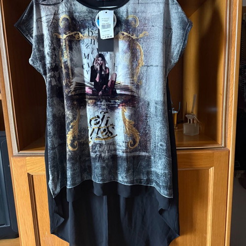 Black blouse with designs new
