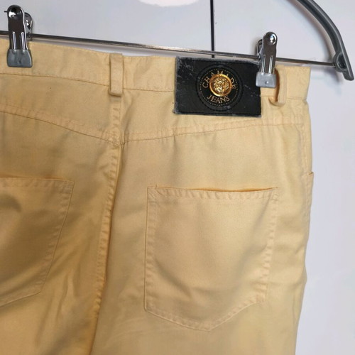 Women's spring pants used, yellow, size L