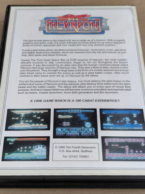 Nevryon (The Fourth Dimension) (BBC Micro Model B / Master, Disk)