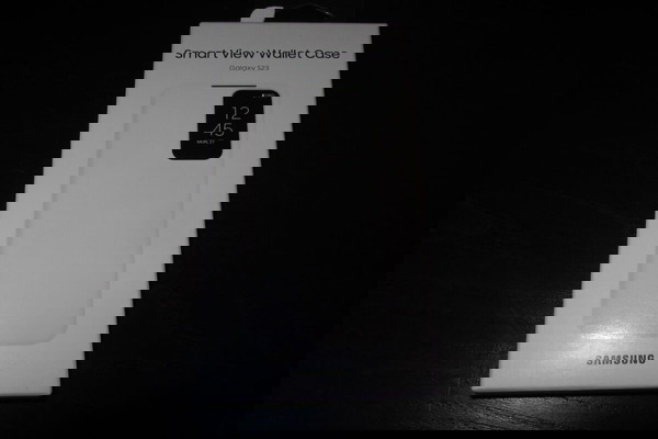 Γνησια Samsung S23 Smart Clear View Cover Cream καινουργιο σφραγισμενο