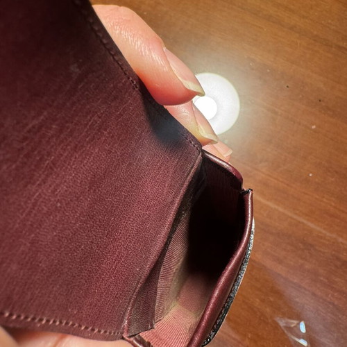 Davidoff Genuine Leather Cigar Case Bordeaux vintage like new