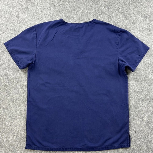 Dickies scrubs medical nurse shirt XS blue unisex like new