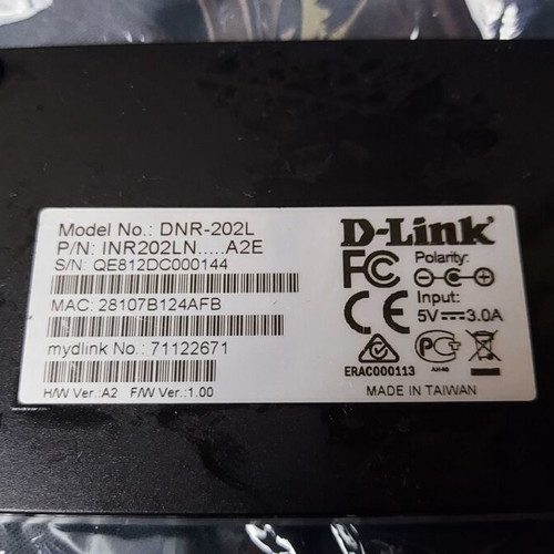 Καταγραφικό D-Link Mydlink Camera Video Recorder DNR-202L μεταχειρισμένο