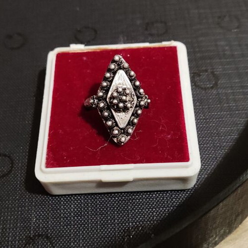 Ring very old handmade like new, silver No 56
