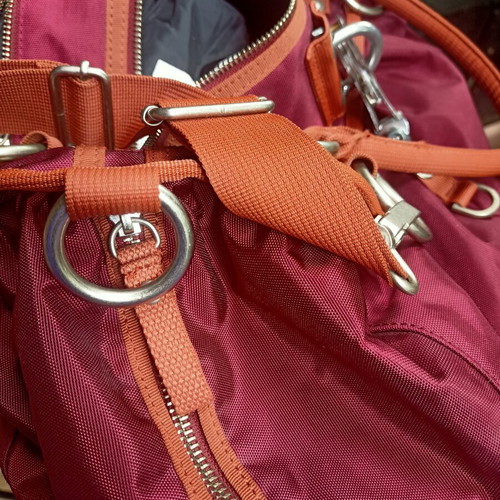 Bag Atelle handbag by George, Gina and Lucy, red and orange nylon