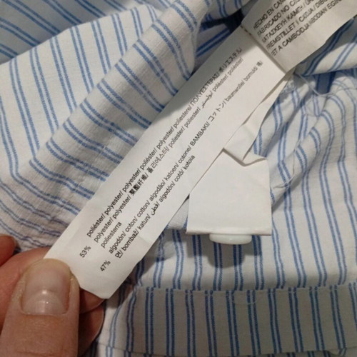 Stradivarius ολόσωμη φόρμα μέγεθος M σαν καινούργιο, άσπρο και μπλε